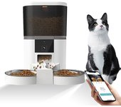4L With HD Camera Automatic Pet Feeder Cat And Dog Food Automatic Dispenser Suitable For Two Pet Cat And Dog Feeding Remote Feed