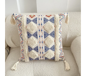 New Tufted Linen Printed Pillow Cover Bohemian Ethnic Style Famous Sofa Bedroom Bedside Decorative Cushion