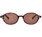 Nuevo matcha gafas de carey gafas de sol de nylon con montura ovalada pequeña para mujer