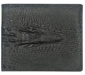 Cartera de piel sintética con patrón de cocodrilo corto para hombre, Cartera de negocios a la moda con múltiples tarjetas, cubie