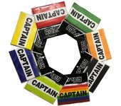 Random Football Captain Armband Non-slip Anti-off Sports Arm Band Visibility Adjustable Soccer Armbands Team Unit Player