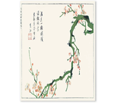 Antique Print Wall Art Lotus Fish Willow Tree Canvas Painting High Mountain Scenery Poster Home Bedroom Living Room Decoration