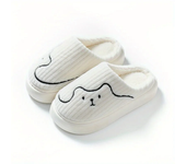 Women Cute Cartoon Fuzzy House Slippers Closed Toe Super Soft Sole Slip On Plush Shoes Winter Cozy & Warm Home Slippers