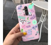 For Huawei Mate 20 Lite / Mate 10 Lite Phone Case Dinosaur Flower Soft Silicone Matte Shockproof  Fundas For Mate 20Lite Capas
