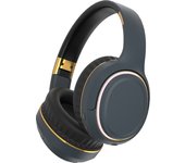 Over-Ear Wireless Bluetooth Headphones Foldable With AUX 3.5mm Audio Cable Wired Option For PC Game Music RGB Breathing Light