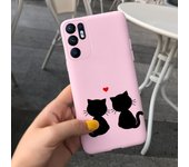 For OPPO Reno 6 Case Cover For OPPO Reno 6 5G Fundas Cute Dinosaur Cartoon Phone Cases For OPPO Reno6 4G 5G CPH2235 Soft Housing
