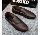 Mocasines De Hombre Casuales Nuevos Zapatos De Cuero De Suela Blanda De Verano