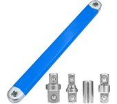 Versatile Extension Ratchet Wrench With 1/2", 1/4" And 3/8" Multi-Purpose Zero Offset Extension Wrench For Tight Space Work Tool