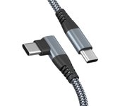 Cable USB tipo C a USB tipo C ,[2 Pack 2m] 3,1A  Carga Rápida, Aleación Trenzado de Nylon  para Móvil i Phone 15 Pro Samsung S24