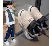 Nuevos niños zapatos casuales zapatos de tablero de los niños medianos y grandes antideslizantes zapatos de papá de las niñas de suela suave