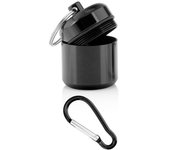 Pill Holder Keychain New Small Pill Box Aluminum Mini Pill Case Waterproof Sealed Storage Medicine Container Sports