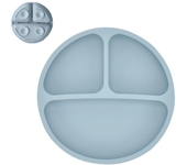 4 unids/set plato de comedor de silicona seguro para bebé, platos sólidos de dibujos animados para niños, juego de vajilla para bebé con cara sonriente, plato Retro para niños