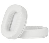 Ear Cushions Memory Foam Earpads Cover Replacement Ear Pads for ATH M50X Fits Audio Technica M40X M30X M20 White