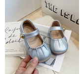 2024 Autumn New Children Leather Shoes for Girls Fashion Korean Style Soft Bottom Anti-slippery Versatile Casual Princess Shoes