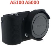 Silicone Armor Skin Case Camera Bag Body Cover Protector for Sony Alpha A6000 A6100 A6300 A6400 A6500 A6600 A5100 A5000 Cameras