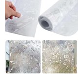 Electrostatic 3D Privacy Window Film Tulip wer Frosted Decorative Self-Adhesive Films Glass Sticker Opaque Stained 45*100cm