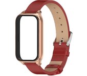 Leather Strap for Mi Band 9 Active Smart Bracelet Band for Mi Smart Band 9 Active Wristband Correa Accessories