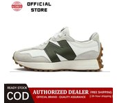 Leten  NB 327 White Grey MS327ASN for women and men running original sports sneakers Work shoes