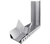 Soporte de carga para motocicleta, soporte balancín, abrazadera para rueda delantera, 60 x 16 cm