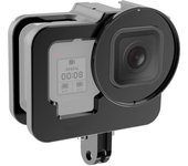 PULUZ for GoPro HERO12 Black /11 Black /10 Black /9 Black Thicken Housing Shell CNC Aluminum Alloy Protective Cage