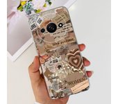 For Funda Xiaomi Redmi A3 Case 2024 Fashion Flower Transparent Silicone Soft TPU Phone Case For Xiomi Redmi A3 RedmiA3 4G Covers