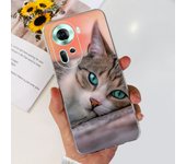 For Oppo Reno11 CPH2599 Case Reno8 T 4G CPH2599 Cover Soft TPU Clear Silicone Bumper Flower Women Fashion Coques Capa Reno 11 5G