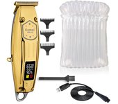 kemei 127 barber electirc 6500RPM lithium Ion hair trimmer LCD display professional beard trimme for men full metal housing