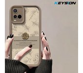 KEYSION Retro Flower Case for VIVO Y21 Y21S Y21T Y21A Y33S Y33T Soft Silicone Shockproof Phone Back Cover for VIVO T1X
