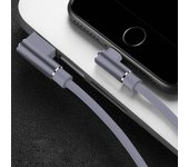 90 Degree USB Cable For iPhone 14 13 12 11 Pro Max X XR 6s 7 8 Plus 2m 3m Lead Mobile Phone Fast Charging Cord Data Charger Wire