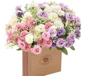 Mini Flores de Crisantemo Artificiales,60 Cabezas 3 Paquetes Ramo de Flores de Claveles Realistas de Seda
