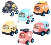 Coche Juguete para Bebé, 6 pcs Mini Coches Cars Mini Coche Multi-Styles, Juguetes de Juguetes para Niños de Edad