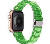 Correa de Reloj Apple con Resina de Flor Fragmentada y Hielo Adecuada para Todas las Generaciones