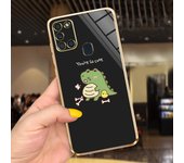 Maple Leaf Couple Heart Cases For Samsung A21s Case Silicone Cover Samsung Galaxy A21s SM-A215F Camera Protection Casing Soft
