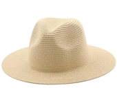 Tamaño grande 56-58 59-60 cm nuevo sombrero de paja Panamá Natural verano hombres mujeres ala ancha playa protección UV sombrero Fedora para el sol al por mayor