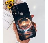 For Motorola Moto E20 E30 E40 Phone Case Soft TPU Silicone Fundas Dragon Marble Luxury Girly Painting Capa For Motorola E40 4G