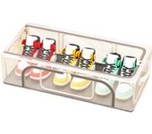 PVC Transparent Shoe Storage Box Space Saving Sturdy Shoes Container Display Box for Women Men Basketball Shoe