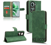 For Oppo A2 A18 A38 Reno11 Pro 5G Billetera Ranura De Tarjeta De Color Sólido Con Capucha Volcada Y Carcasa Antideslizante