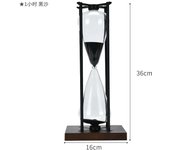 30 60 Minutes High-end Timer, Retro Art Glass Hourglass Study Living Room Ornaments Gift