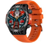 Outdoor Sport Smart Bluetooth Watch With Flashlight Compass 450 mAh Waterproof Anti Scratch Glass Emergency Smartwatch For Men