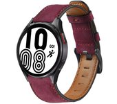 22mm 20mm Retro Leather Strap for Samsung 6/5/4/5 pro/Active 2 bracelet Huawei Gt 3-2 Galaxy watch 6 classic band