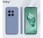 Candy Case For OnePlus 12 Case Bumper Anti-knock Soft TPU Original Liquid Silicone Back Case For OnePlus 12 Cover For OnePlus 12