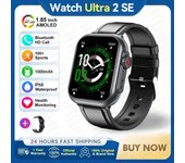 2025 Reloj inteligente New Smart Watch Women 1.85 inch AMOLED Bluetooth Call Watch 100+sport mode 1000 mAh large battery Fitness Tracker Waterproof Sport Smart Clock Fashion Ladies Men Smartwatch Woman