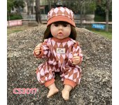 Muñeca reborn de 30cm, simulación de bebé, muñeca de goma blanda, realista, recién nacido