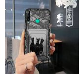 Card bag Cover Phone Case For Huawei P40 Lite E/Y7P/Honor 9C TPU Back Cover Full wrap Soft case Cartoon Cute Waterproof