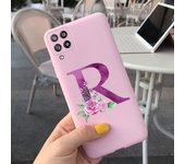 Case For Samsung Galaxy A22 Cases Lovely Letters Flower Phone Cover Silicone Funda For Coque Samsung A22 4G 5G A 22 2021 Housing