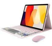 Case for Xiaomi Mi Pad 5 Mi Pad 5 Pro 11'' Keyboard Case Transparent Clear Backlit Keyboard for Xiaomi Pad 5 Pro Spanish Teclado