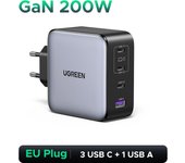 UGREEN Nexode Charger 200W USB C Fast 140W PD 3.1 Power Adapter GaNInfinity Compatible with iPhone 16 15 14 13 12, Galaxy PPS 45W S24 23 22, Pixel, iPad, MacBook M4 M3