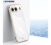 KEYSION Luxury Plating Case for OnePlus Nord 4 Soft TPU Silicone Square Shockproof Phone Back Cover for OnePlus Nord 4