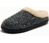 Invierno de los hombres más el tamaño 50 al aire libre engrosado fondo grueso apilado caliente zapatillas de algodón de lana