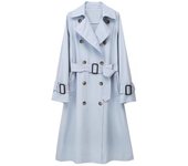 Spring and Autumn trench women's fashion long loose windbreaker